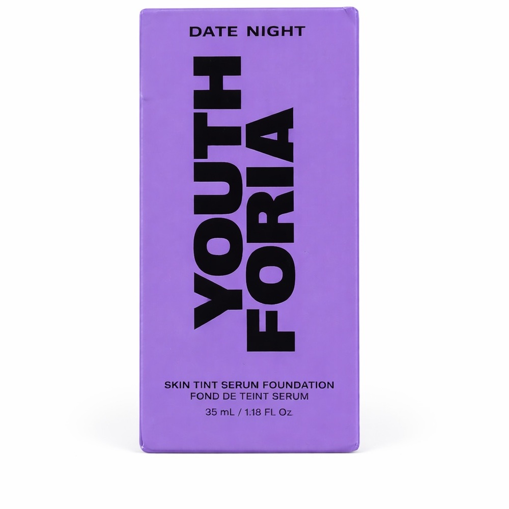 Youthforia Date Night Skin Tint Serum Foundation • 260 Light Medium • BNIB